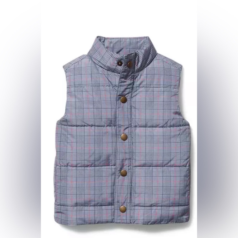 Janie and Jack | Plaid Puffer Vest